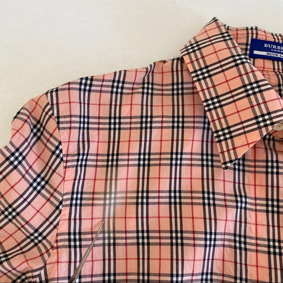 Burberry pink check blouse - Picture 12 of 12